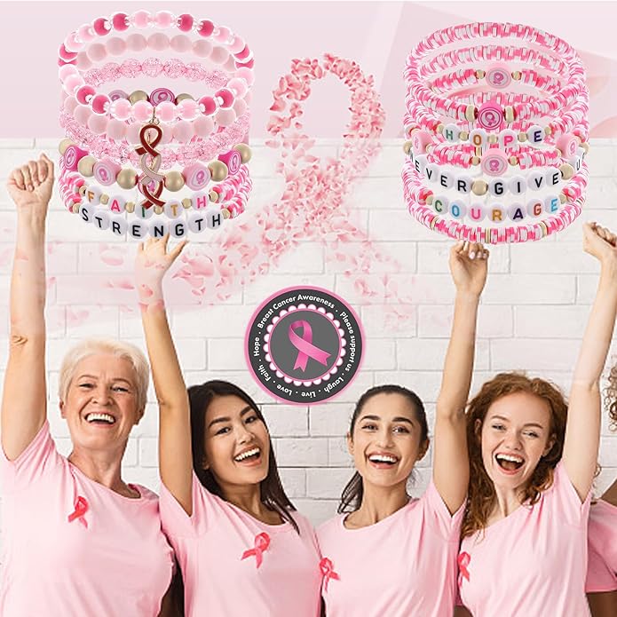 Breast cancer shirts and bracelets